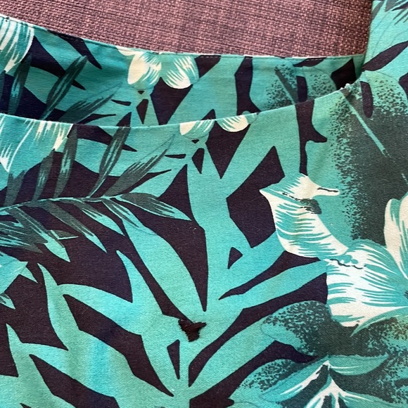 Zara Green Floral Fit and Flare Dress - Picture 6 of 8